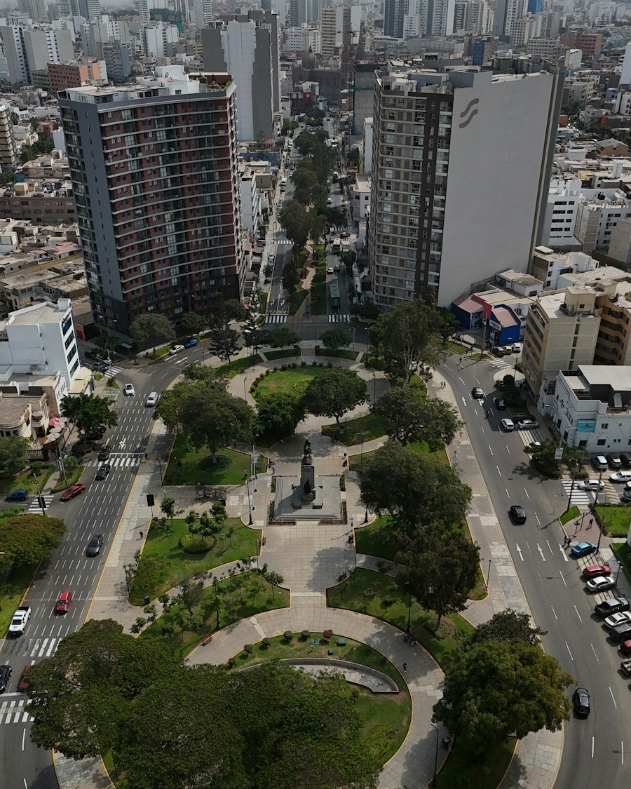 Vista aérea de Lima, Perú